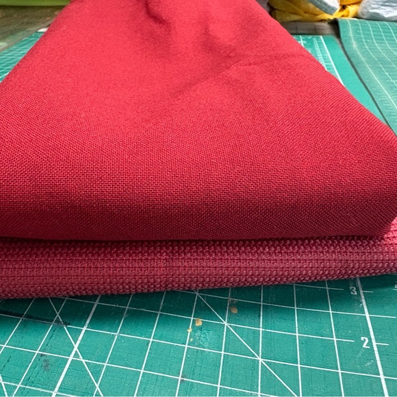 Burgundy Polyester Blend Fabric Bundle - Picture 2 of 5